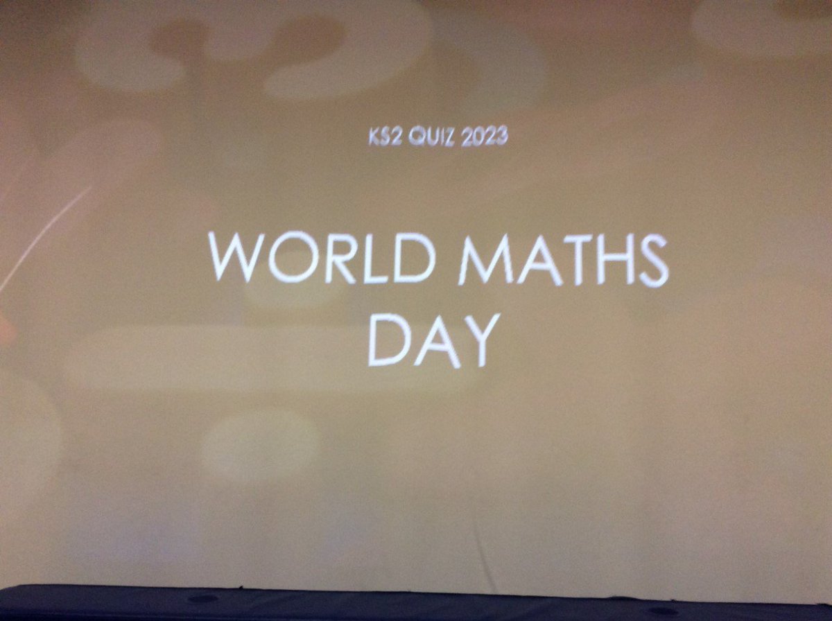 ctrps1's tweet photo. ๐๐งฎMr Campbell put the knowledge of our P6 & 7 pupils to the test with an interactive #mathsquiz for #WorldMathsDay. There were a wide range of questions related to addition, multiplication, subtraction, division, geometry, numbers & general maths knowledge. #readyforkickoff https://t.co/CHdGiUZiUC