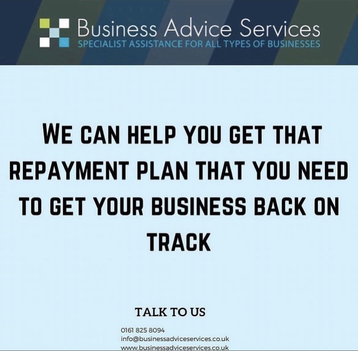 services_advice's tweet photo. Do you owe HMRC and desperately need that monthly repayment plan that will save you time, stress and worries? 

With over 15 years of experience in negotiating with HMRC we can help you out with long payment plans that will get your business back on track. https://t.co/5Kx2DOxSCc
