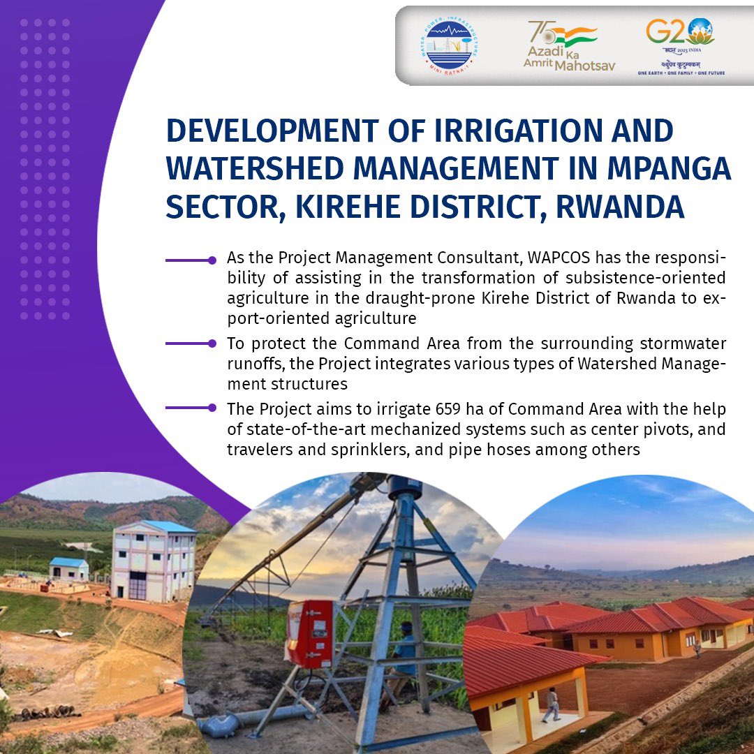 #irrigationsystem #irrigation #KIREHE #Rwanda #watershed #waterresources #agriculture #mechanization #Pivots #pipehose #draughtprone #sprinklersystem #africa
@MoJSDoWRRDGR @NPCCOfficial @MEAIndia @PMOIndia