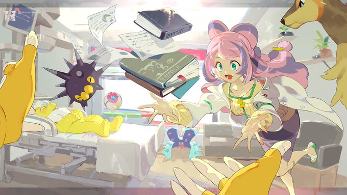 「女の子 ポケモン×ポケモン」のTwitter画像/イラスト(人気順)｜5ページ目