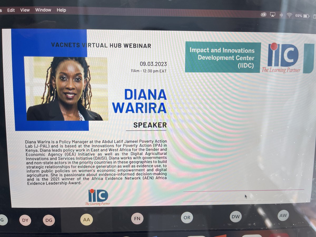 deewarira's tweet photo. Enjoyed speaking at a session with program implementers at the Impact and Innovations Development Centre (IIDC), on the value of evidence generation and use in their work.
#EIDM #EvidenceUse #EvidenceGeneration #EvidenceCapacities https://t.co/ccGP9gAnHg