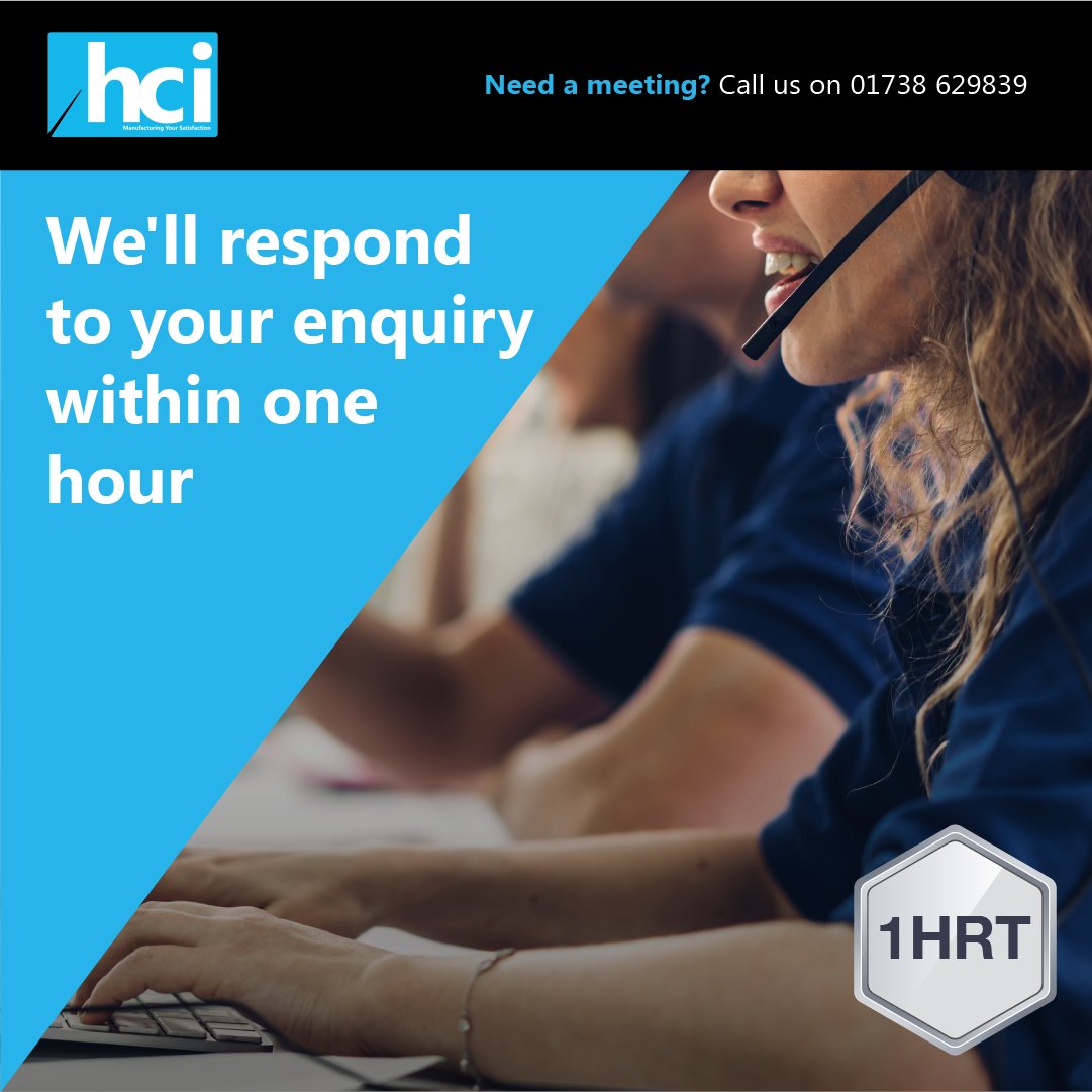 HCInnovations_'s tweet photo. You’ve got it, we will respond to any enquiry or order you put through within The Hour! A day to respond is not good enough, that’s why we have brought it down to The Hour.

Get in touch with our dedicated team now! – 01738 629839 or sales@hcinnovations.co.uk https://t.co/Ja7m3EJHPT