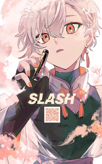 【PR】SLASH様( )よりニコチン・タールフリーのポータブルシーシャをいただきました持ち運びも便利で甘くて美味しい煙を気軽に楽しめます!こちらのリンク(または下記画像内QRコードから購入すると送料無料#slash #slashtime #vape  #slash_art 