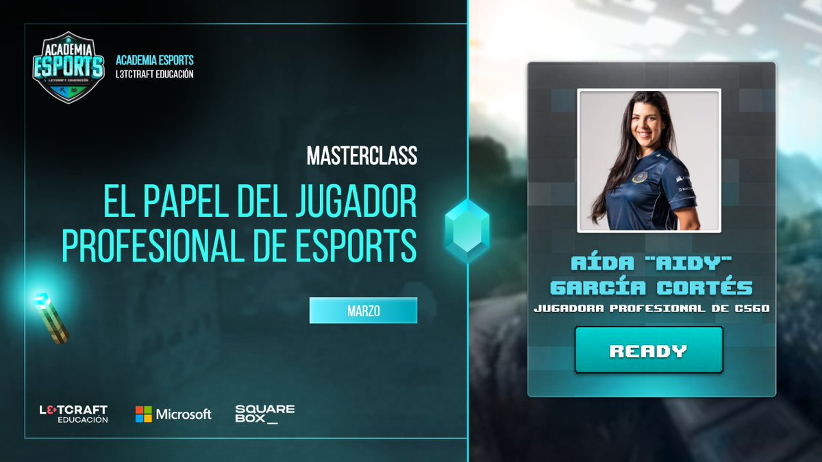 L3TCRAFT_EDU's tweet photo. ✨ ¡Nuevo contenido para estudiantes en la Academia de Esports! #AELE #esports #educación
@Aidy_CSGO nos cuenta su experiencia como jugadora profesional de esports 🎮 Disponible también en Spotify 🎙️
¿Aún no te has apuntado? Estás a tiempo 🏃🏻♂️✍🏻
https://t.co/ks4YgpTOMu https://t.co/a5IHYBpl6z