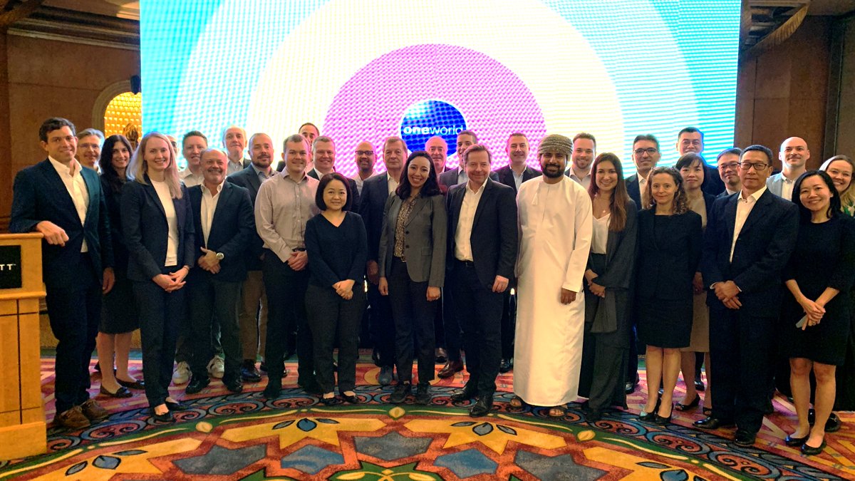 Oman Air welcomed @traveloneworld Management Board meeting attendees this week in Muscat. We look forward to becoming a full-fledged member next year and reaching some new heights together!

#oneworld
#OmanAir
#oneworldAlliance
#travelbright