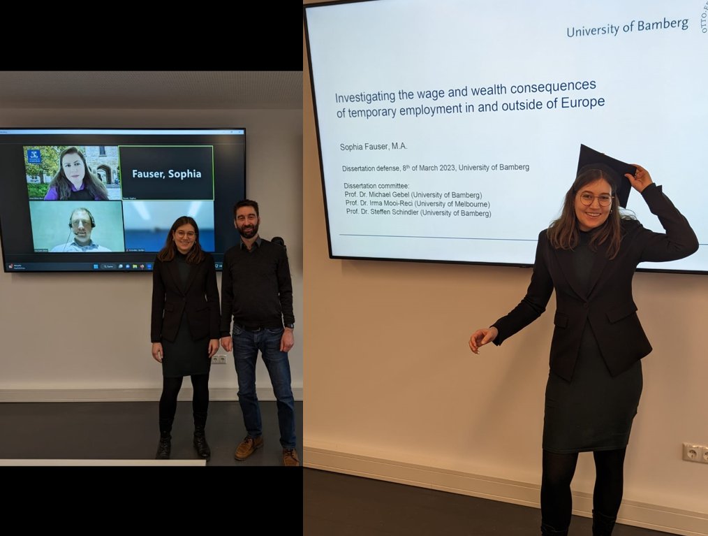 SECCOPA (@seccopa_project) on Twitter photo Congratulations to our <a href="/seccopa_project/">SECCOPA</a> team member Sophia Fauser who successfully defended her PhD thesis yesterday (on international women’s day!). Many thanks to the fantastic committee <a href="/gebel_michael/">Michael Gebel</a> , <a href="/IrmaMooi/">Irma Mooi-Reci</a> , @steffschin , and everybody else who made this day possible! Congratulations to our <a href="/seccopa_project/">SECCOPA</a> team member Sophia Fauser who successfully defended her PhD thesis yesterday (on international women’s day!). Many thanks to the fantastic committee <a href="/gebel_michael/">Michael Gebel</a> , <a href="/IrmaMooi/">Irma Mooi-Reci</a> , @steffschin , and everybody else who made this day possible!