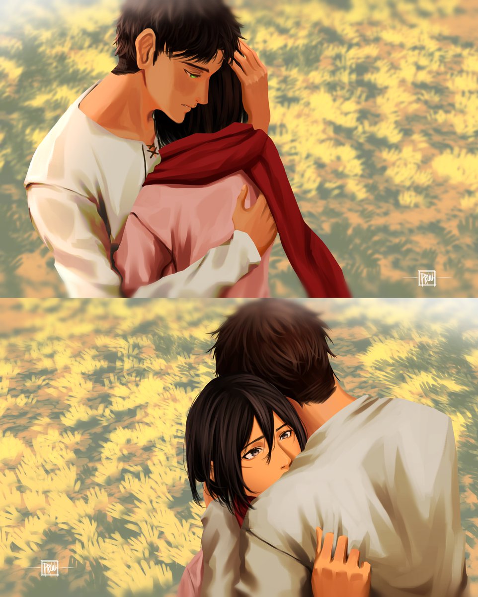 pruu_art's tweet photo. Happy 2nd anniversary ch.138 <3 🥹🥹

#eremika #cabineremika #aot https://t.co/nXi7pLnHLi