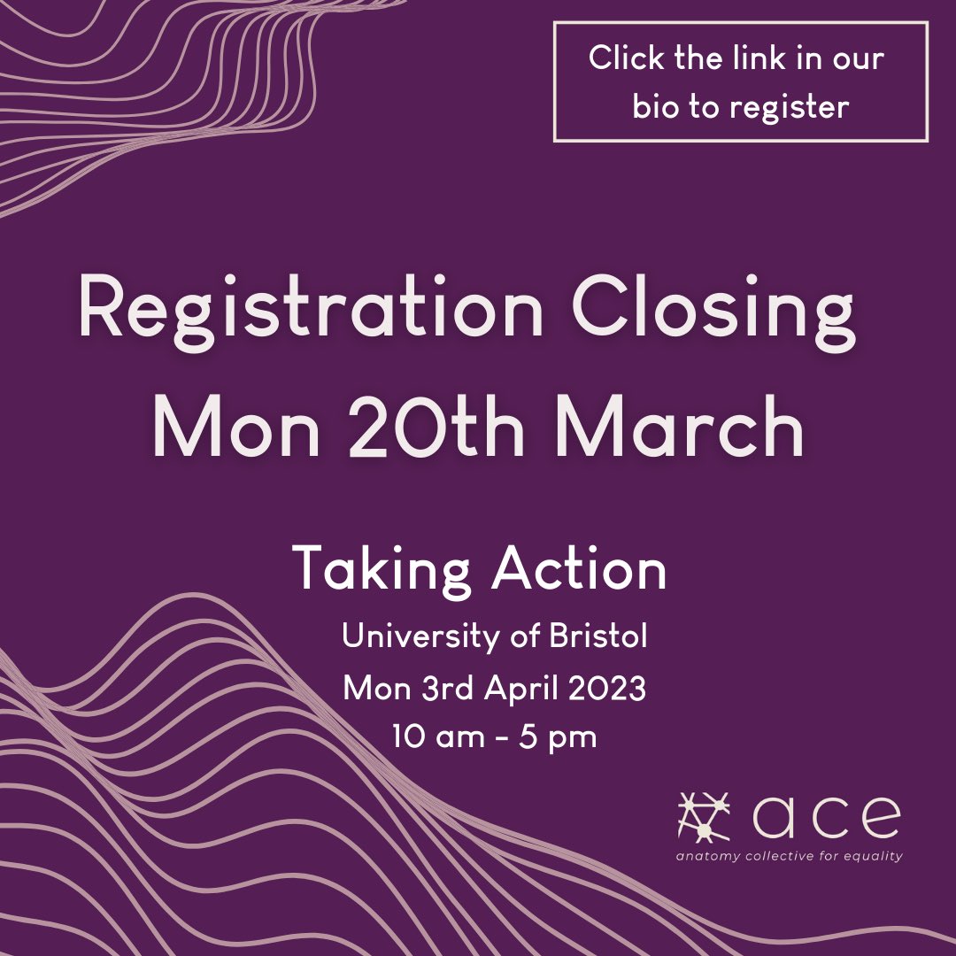 Anatomy Collective for Equality (ACE) tweet media