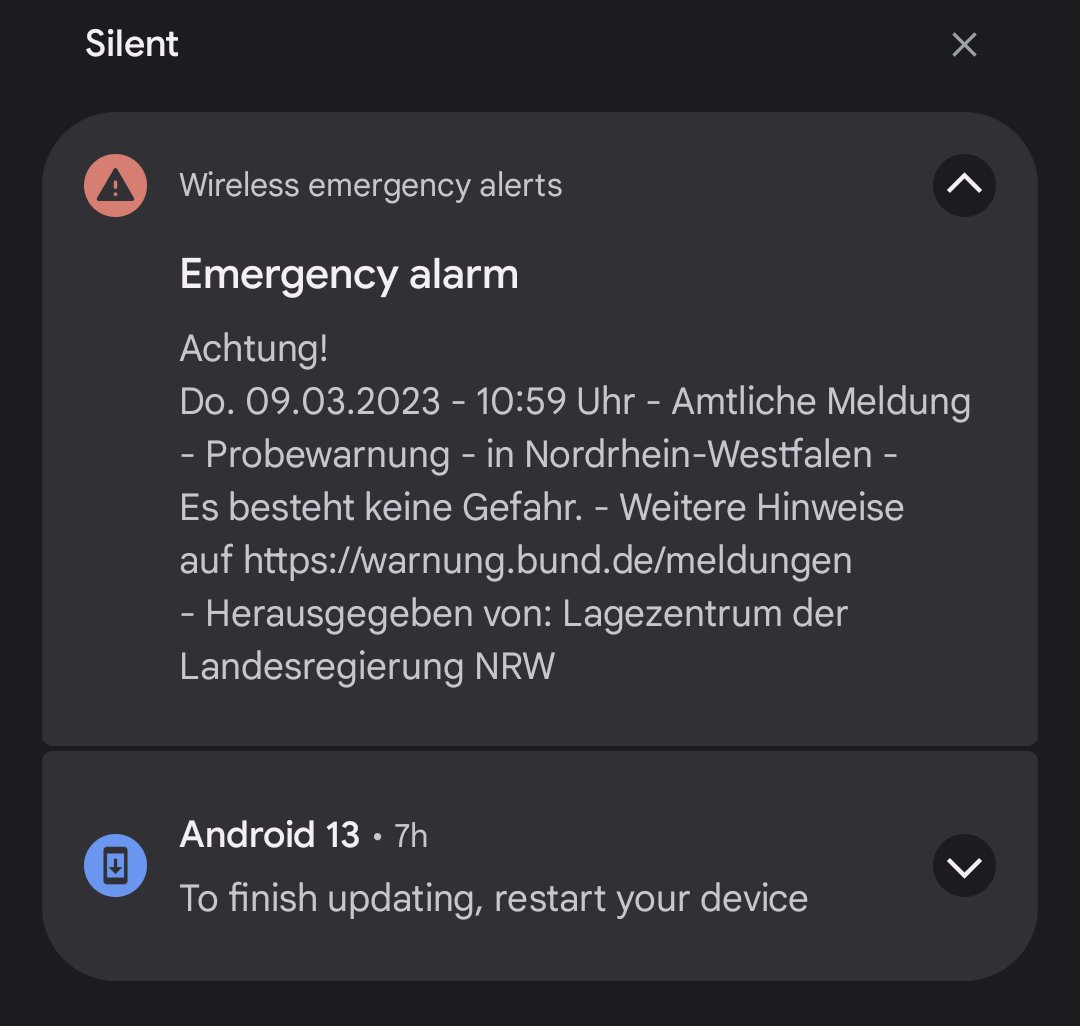 LuMemories's tweet image. Guten Morgen, ich geh dann auch mal weitet schlafen. 🙃 #Probealarm #Warntag