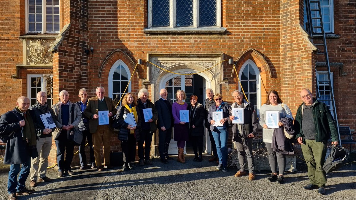 Congratulations to all the almshouse trustees and clerks who passed the new <a href="/AlmshouseAssoc/">AlmshouseAssociation</a> CPD accredited training - The Almshouse Way. Many thanks to King Edward VI &amp; The Revd Joseph Prime Almshouse Charity in Saffron Walden for hosting.
#almshouses  #AffordableHomes