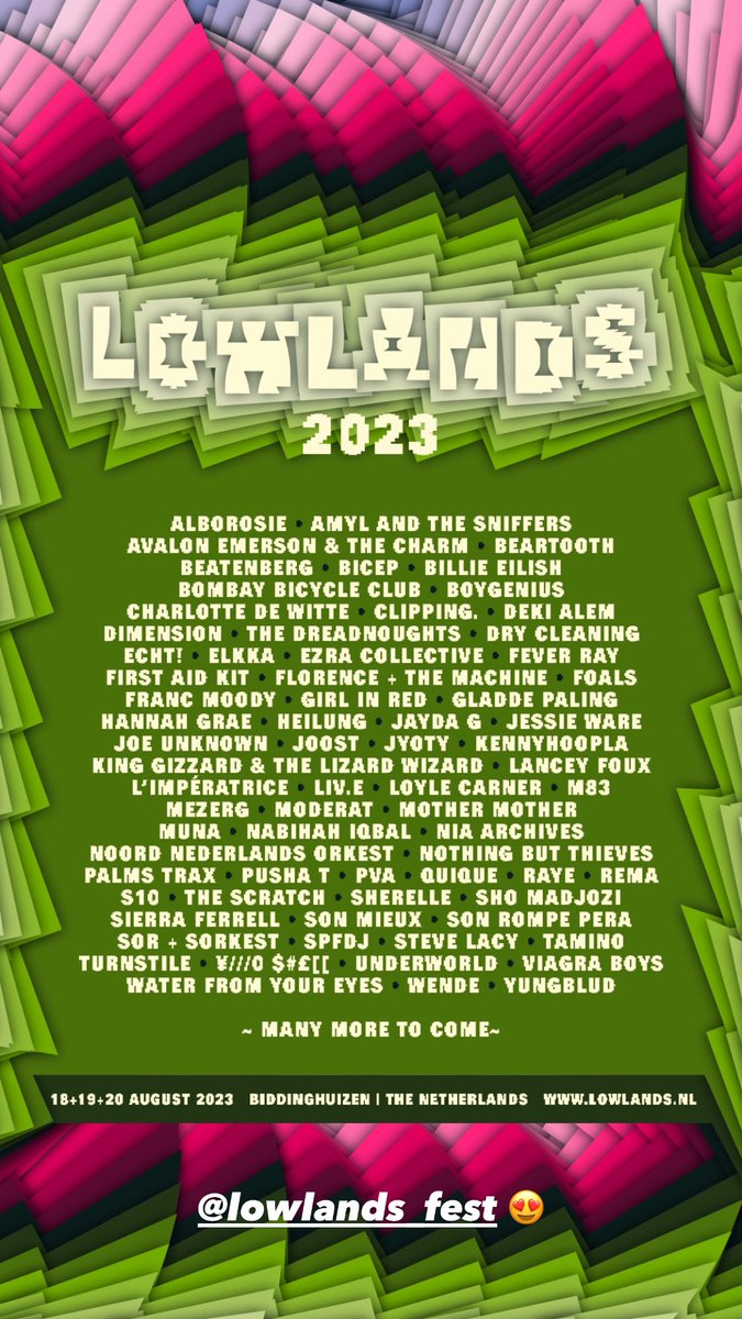 FirstAidKitBand's tweet image. We’re playing #Lowlands 2023! @Rapid_Razor_Bob #LL23 #LLFest