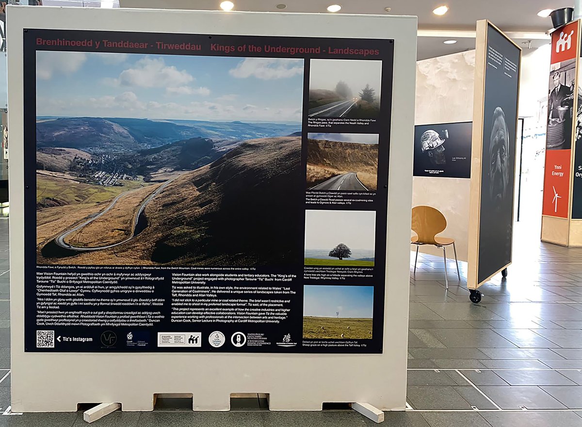 VisionFountain's tweet photo. 10 more days. Last chance to see #KingsofTheUnderground exhibition @The_Waterfront
#3D talking portrait, children's #artworks and Welsh #landscape #photography by @cardiffmet photo student.
#Thankstoyou @HeritageFundCYM @HeritageFundUK @TNLUK
#heritage #miner #wales #coal https://t.co/MRpmFCsKDt
