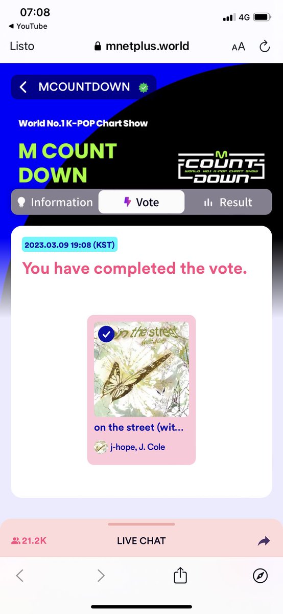 TeachYoung13613's tweet photo. @onlyARMYclvote Lista!!!! Vamos hobi💜 https://t.co/blftCNnEk7