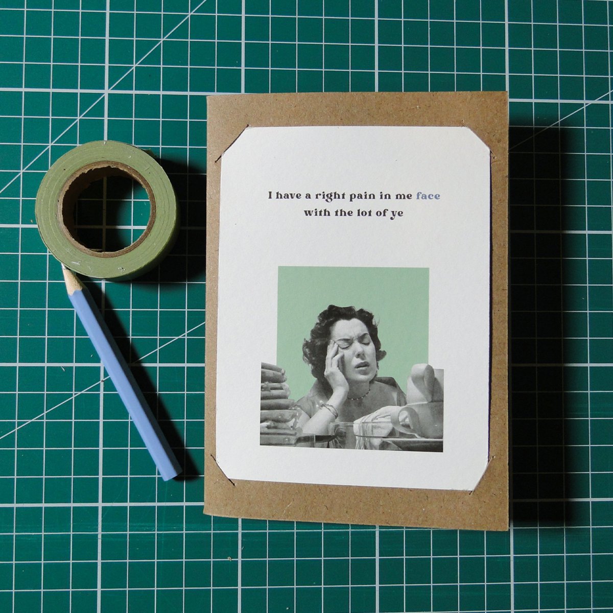 Frantic Sally (@franticsally) on Twitter photo Show your mother you understand her pain with this mother's day card. The artwork is removable so she can stick it on the fridge as a reminder of how much she puts up with. 
Available on my website 🤍💚
#mothersday #mothersdaycard #irishcraft Show your mother you understand her pain with this mother's day card. The artwork is removable so she can stick it on the fridge as a reminder of how much she puts up with. 
Available on my website 🤍💚
#mothersday #mothersdaycard #irishcraft