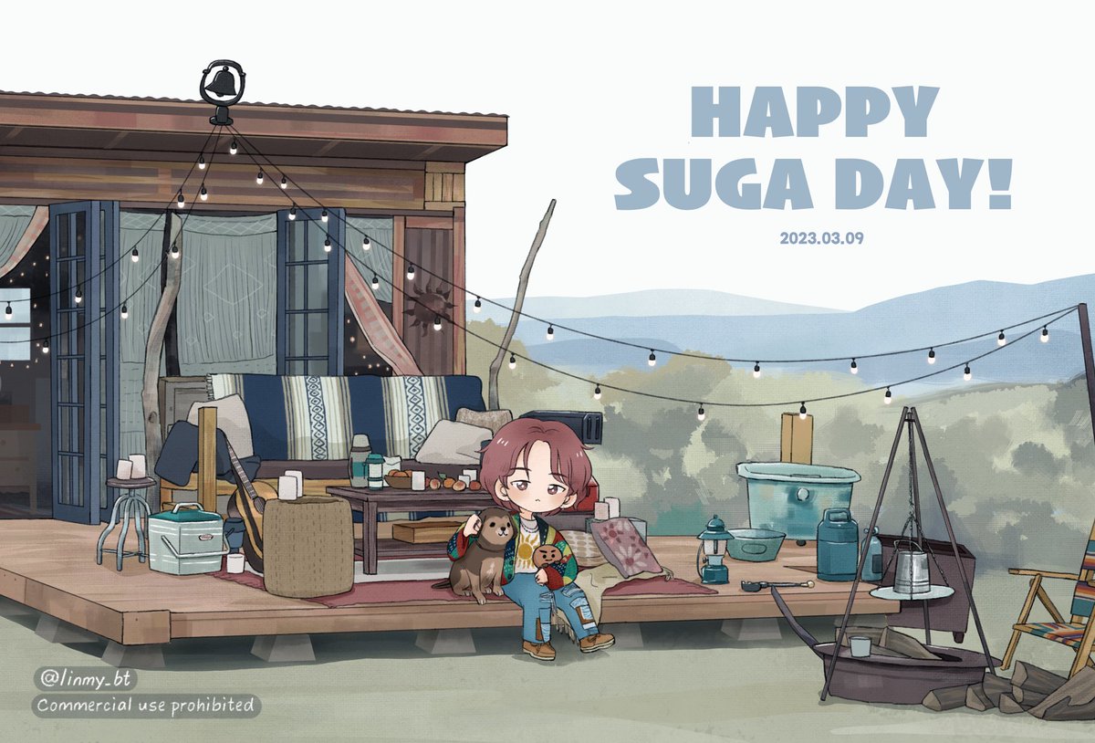 「Happy Suga Day#HappyBirthdaySuga!#HappyS」|🐟Linmy(slow)🐟のイラスト