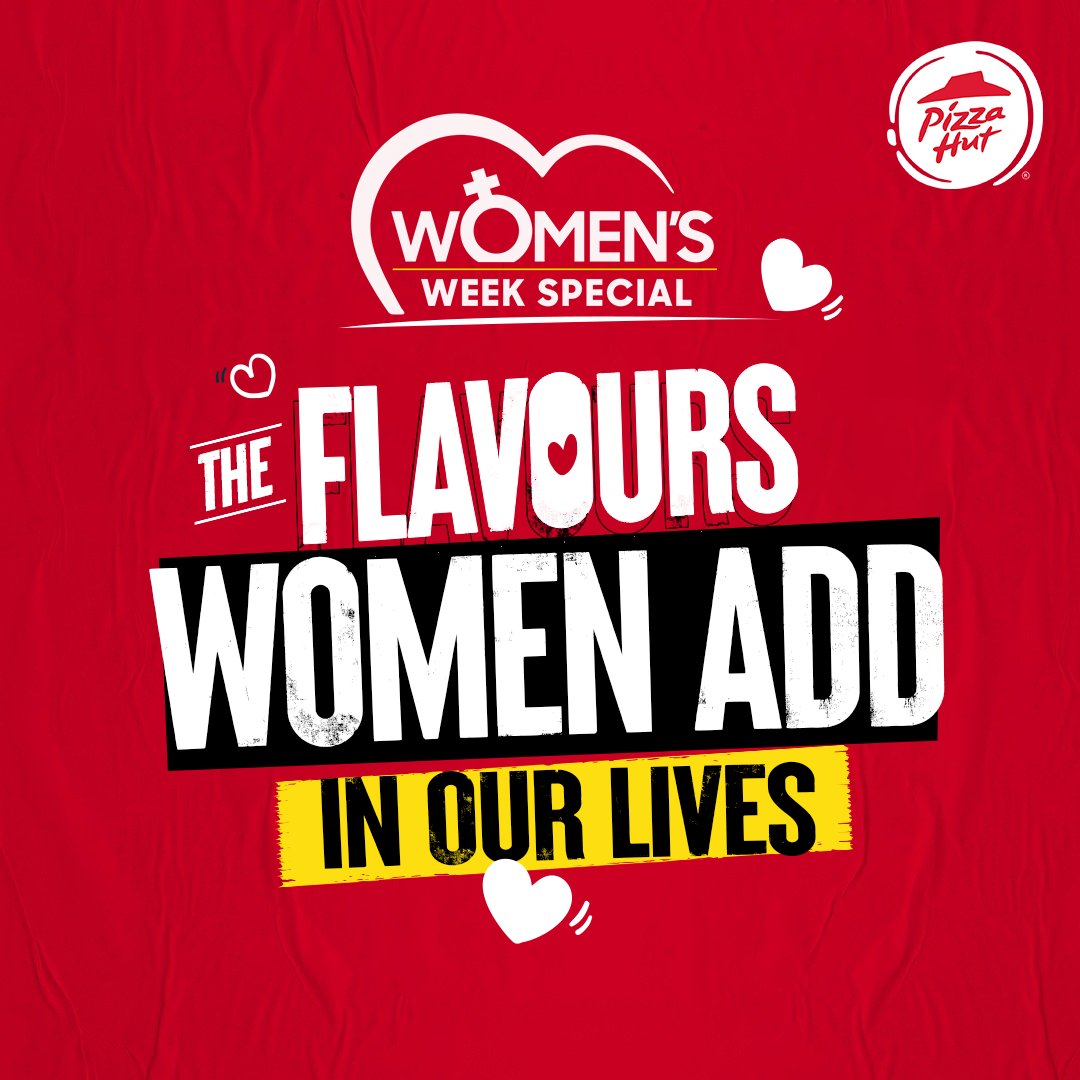 PizzaHutIN's tweet photo. You all make our lives complete just by being in it.👩🏻👵🏻👰🏻‍♀️🙍🏻‍♀️👯‍♀️

#PizzaHut #HutLovers #IWD  #WomensWeek https://t.co/Tk3RVERCeM
