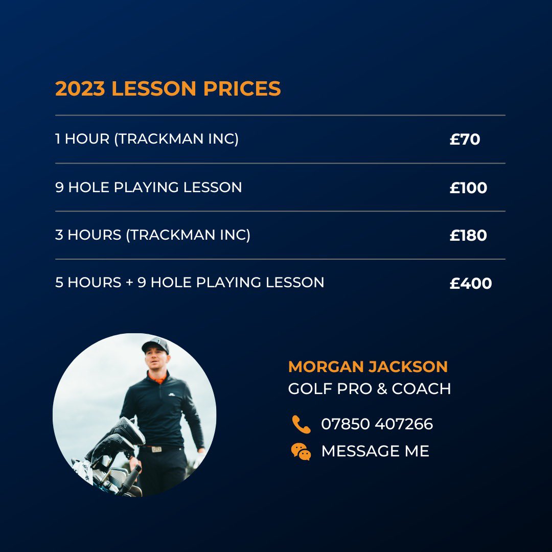Morgan Jackson Golf tweet media