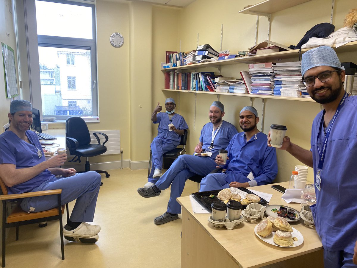 eiliscronin's tweet photo. Some of our wonderful anaesthetic doctors enjoying “Coffee and a Gas” here in Connolly Hospital @COAIrl @AnaesTrainees @OperatingDepCHB https://t.co/4SBhu0PnD4
