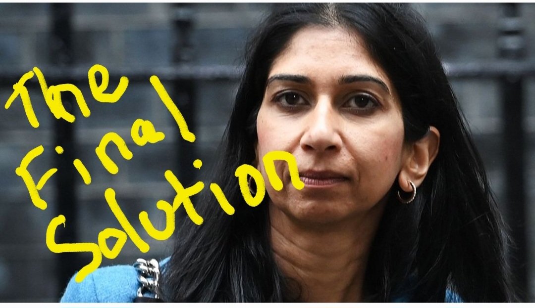 #SuellaBraverman just wrote this speech (honest).
We shall defend our island, whatever the cost may be.
We shall fight on the beaches, we shall fight on the landing grounds, we shall fight in the fields and in the streets, we shall fight in the hills, we shall never surrender.