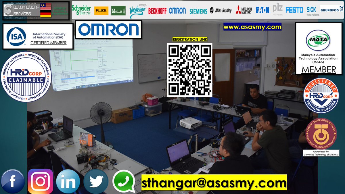 AutomationMy's tweet image. #OMRON #PLC, #CXPROGRAMMER + #HMI BASIC to Intermediate from a #company that #manufacturer and #design of #pelletingequipment from #Singapore and another company that manufacture #industrial & #consumers #gloves.(3 Days) :- bit.ly/3J6q8EU