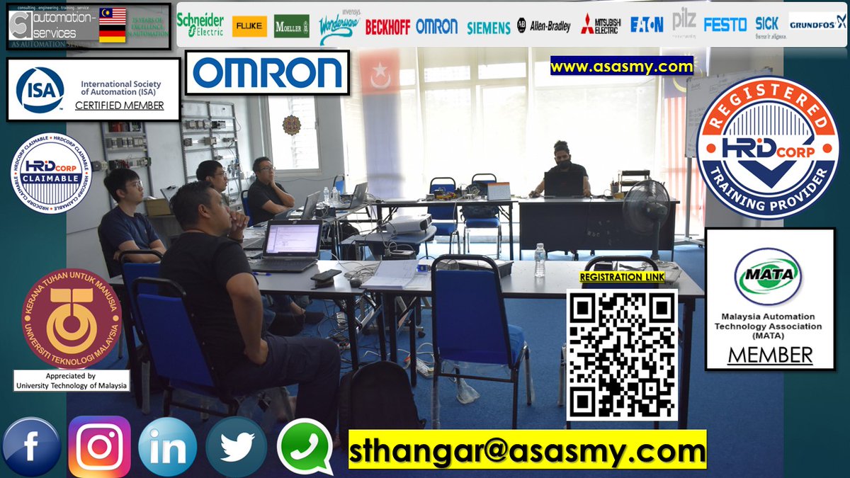 AutomationMy's tweet image. #OMRON #PLC, #CXPROGRAMMER + #HMI BASIC to Intermediate from a #company that #manufacturer and #design of #pelletingequipment from #Singapore and another company that manufacture #industrial & #consumers #gloves.(3 Days) :- bit.ly/3J6q8EU