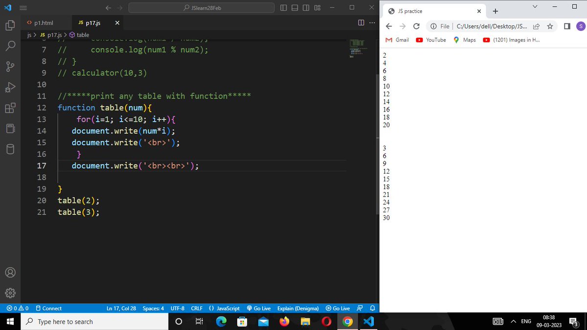 Sarvjyoti4's tweet photo. #Days40,#100DaysOfCode,#DEVCommunity,#Webdesigner,#webdeveloper,#javascript,#girlsofcode,#womenOfCode,#coding,#programming,#tech,#technology
Basic function concept in JavaScript. https://t.co/oNWsRP4PBG