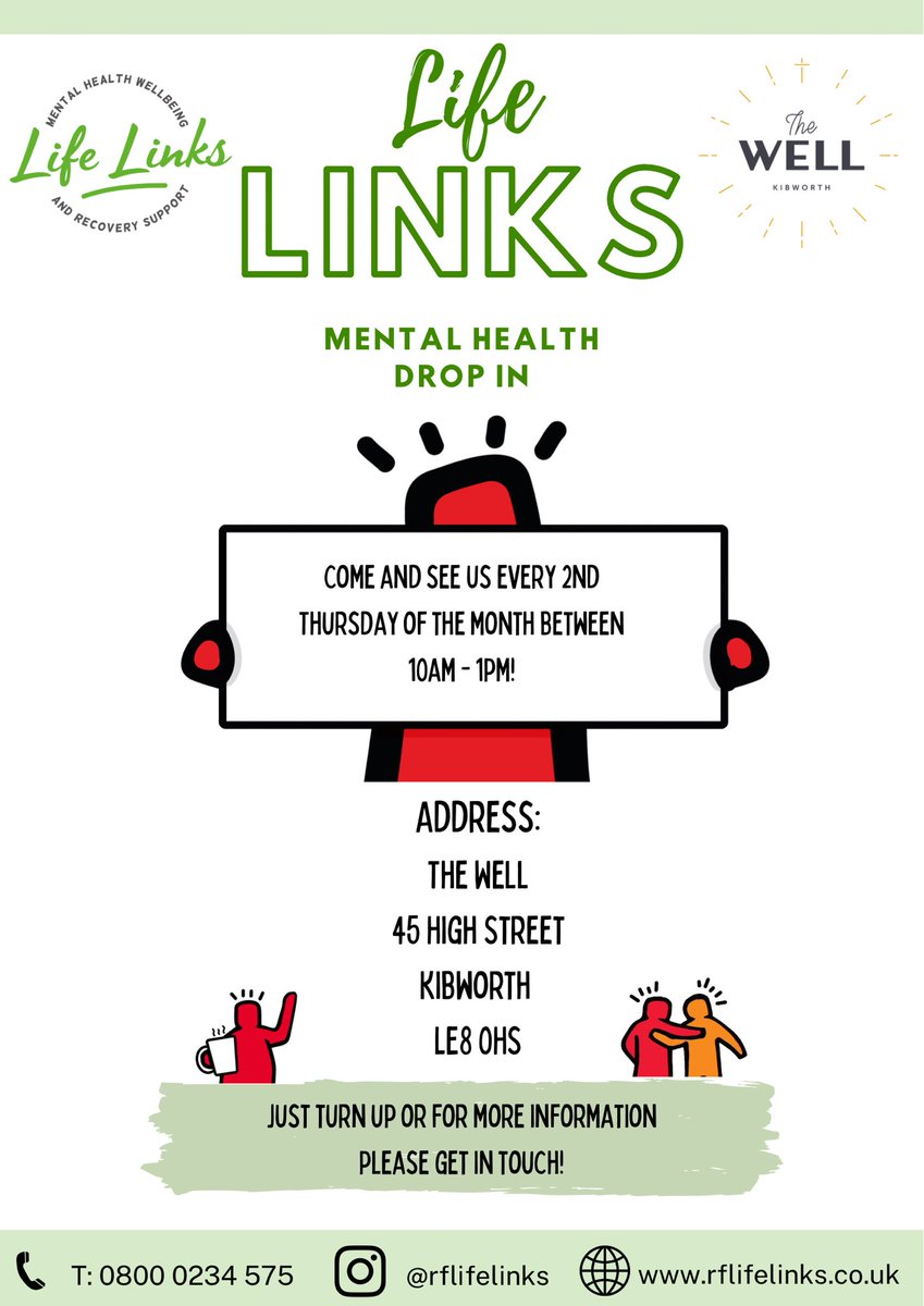 Come and see us today at The Well in Kibworth, we are here 10:00-1:00! <a href="/TheWellKibworth/">The Well Kibworth</a>