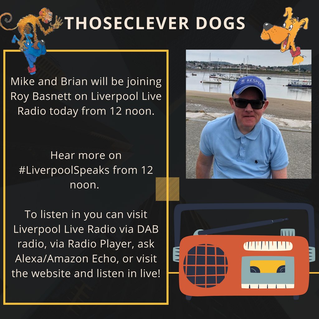 Mike and Brian will be joining Roy Basnett on Liverpool Live Radio today from 12 noon.

Hear more on #LiverpoolSpeaks from 12 noon. 

To listen in you can visit Liverpool Live Radio via DAB radio, via Radio Player, ask Alexa/Amazon Echo, or visit the website and listen in live!