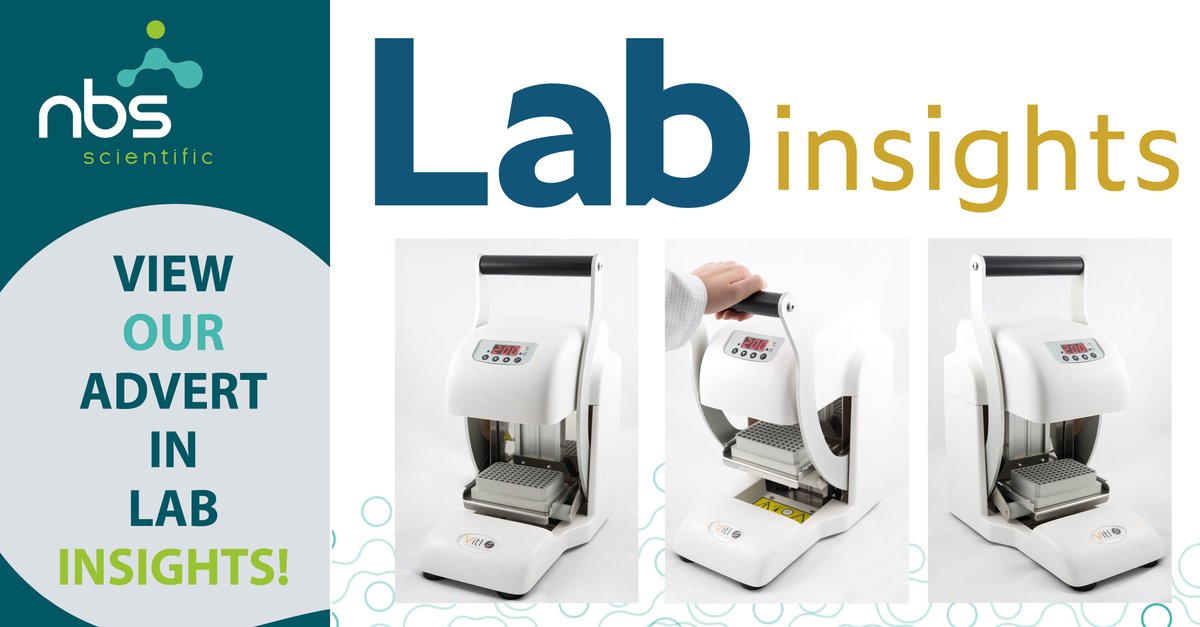 Have you already read the most recent newsletter from LabInsights? We are also in it again with our Vitl Variable Temperature Heat Sealer! With this Vitl Heat Sealer you can easily seal microplates using an ergonomic lever. The VTS ranges from 125 to 200C°
nbsscientific.be/product/variab…