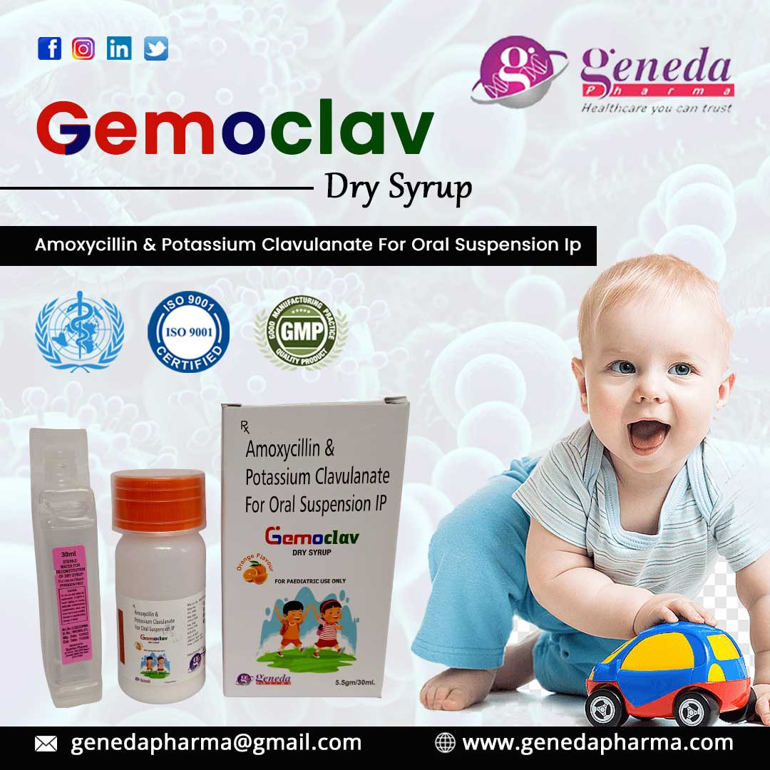 GenedaPharma's tweet image. #PCDPharmaFranchise for #DrySyrup Range:- Gemoclav Dry Syrup

Geneda Pharma Is A Well-Known And Reputable Distributor Of Tablets &amp;amp; Other Pharmaceutical Products In India.

👉: genedapharma.com

#genedapharma #pcd #pcdpharmafranchise #franchiseopportunity #pcdpharma #pharma