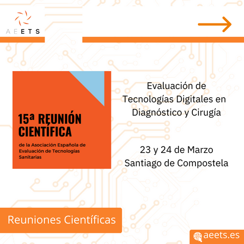 ¡El próximo 23 y 24 de marzo discutiremos estos y más temas en la 15ª Reunión Científica!

✍ Si quieres saber más, inscríbete aquí: bit.ly/3F2iA5x
 
📃 Programa completo: bit.ly/3zdQlxY

¡Te esperamos!

#aeets #tech #Tecnologia #Salud #cirugia