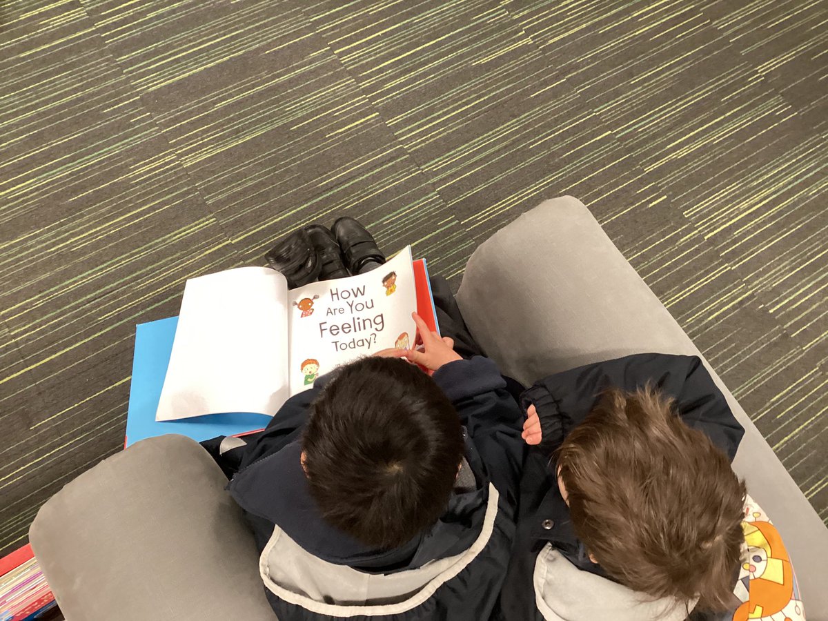 RPPS_Library's tweet image. I feel like sharing a book at break time on this wet and windy day! 

@RPPS_Reception pupils enjoying #HowAreYouFeelingToday by @pottermolly in @RPPS_Library right now!