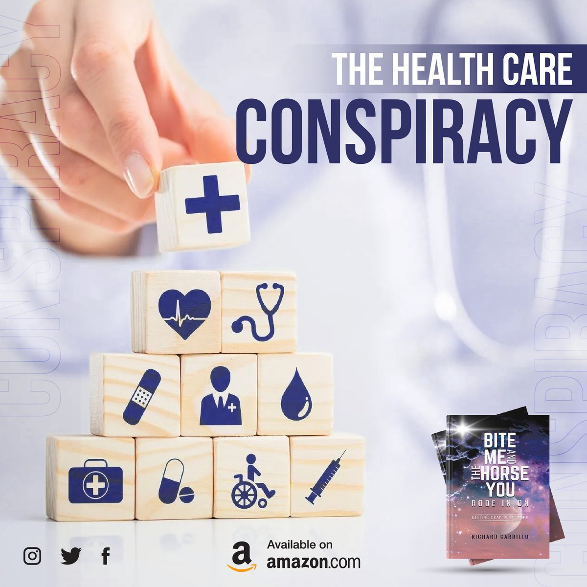 CardilloRich's tweet photo. Uncover the truth behind the Healthcare Conspiracy with this thought-provoking book. The author delves into the puzzling question of why, despite trillions spent on medical research, diseases and maladies continue to plague our society. 
#Violence #DebtCrisis  #AmazonRead https://t.co/pKTyRlvq99