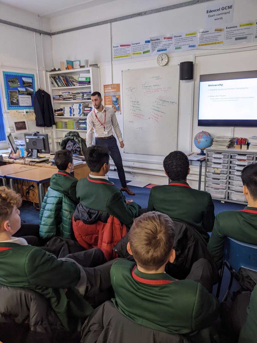 Thanks so much to old-Alt Harry Phasey for returning to talk to some Geography students about how Geography has benefitted his career as a data scientist for the Government. The students thoroughly enjoyed it!