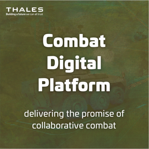 ThalesDefence's tweet photo. [Thales’ #CombatDigitalPlatform]
To seize the advantages of digital minimising the new threats it creates, battlefield operations must be faster, stronger and more interconnected. Thales’ CombatDigitalPlatform (CDP) delivers the promise of real-time #collaborativecombat . https://t.co/0V1qNunPt0