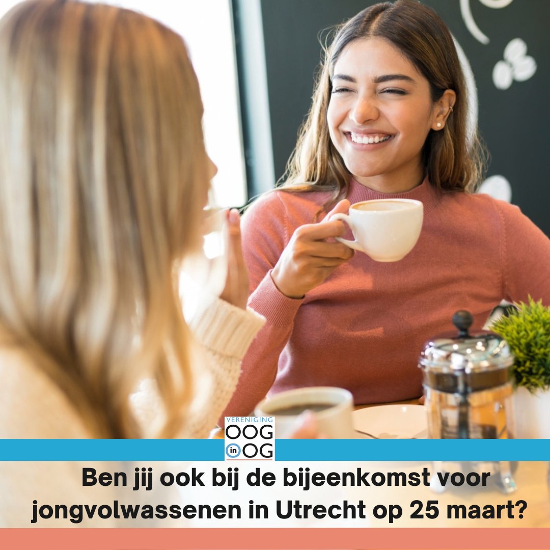 Er komt een live bijeenkomst voor jong-volwassenen aan. Ben je tussen de 18 en begin 40 jaar en lid van Vereniging OOG in OOG? 

Aanmelden doe je hier: bit.ly/3mDGBJk

#bijeenkomst #jongvolwassenen #levenmetéénoog #elkaarontmoeten