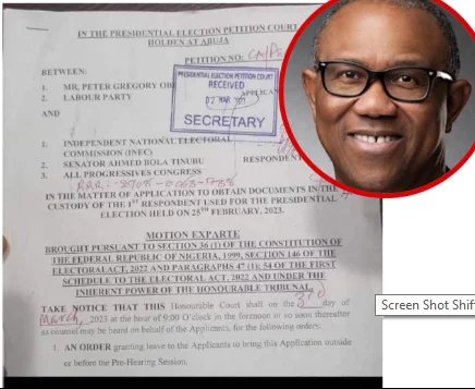 Olaminiyi17's tweet photo. Peter Obi Officially Sues INEC, Tinubu to Court https://t.co/5BR7onVMSH (From Phoenix APP) https://t.co/tqf64jguIH