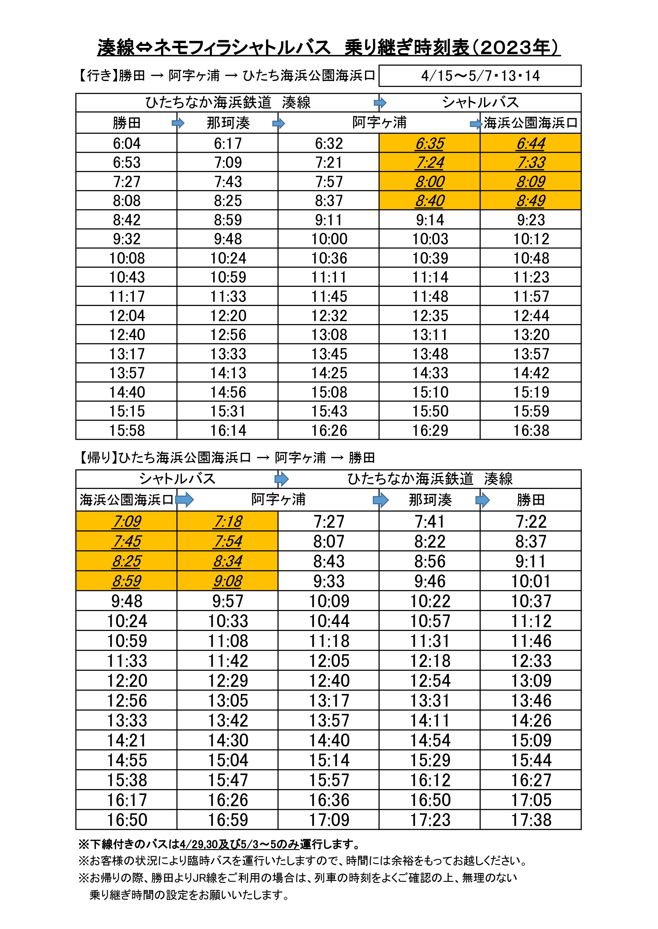 値下げ⭐︎国鉄 羽衣線運転時刻表 2種類