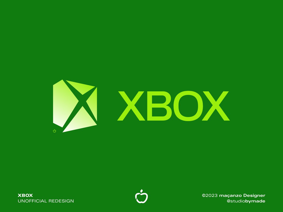 StudiobyMADE's tweet photo. (Unofficial) Xbox Redesign
My approach was inspired by the open window perspective Microsoft used in their products’ rebrand.
© 2023 maçanzo Designer
#logodesign #branding #maçanzo #studiobyMADE #byMADE https://t.co/T6fmcS024l