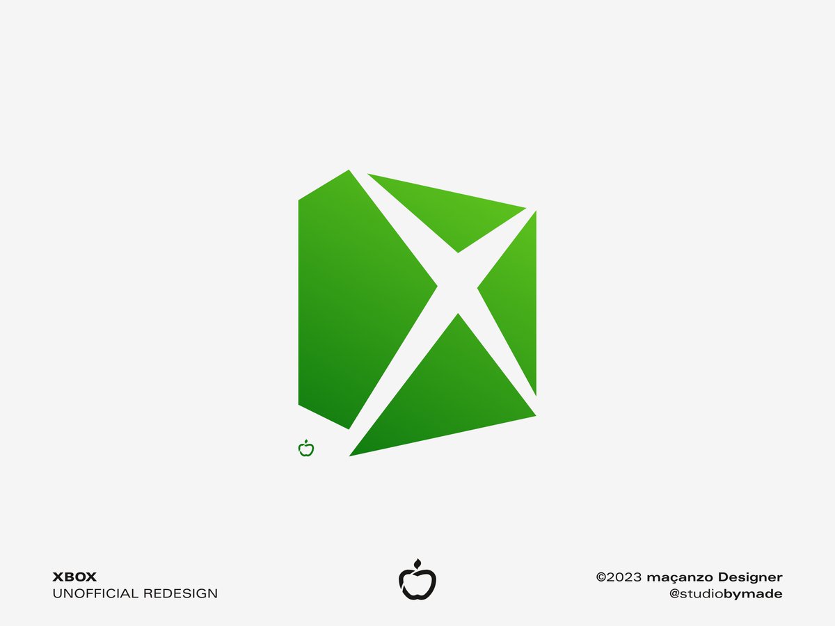 StudiobyMADE's tweet photo. (Unofficial) Xbox Redesign
My approach was inspired by the open window perspective Microsoft used in their products’ rebrand.
© 2023 maçanzo Designer
#logodesign #branding #maçanzo #studiobyMADE #byMADE https://t.co/T6fmcS024l