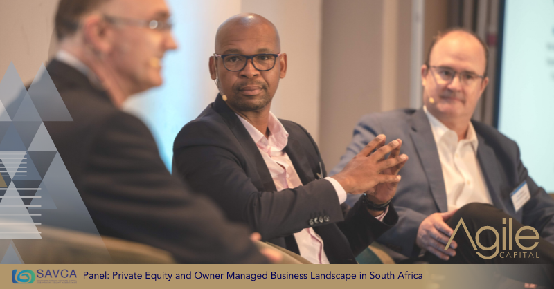 AgileCapitalSA's tweet photo. Tshego Sefolo, Agile Capital CEO, participated in a panel discussion at the #SAVCA event on 2 March 2023.
Thank you to SAVCA for inviting him to share his perspectives and contribute to the discussion.
#SABiomedical #FTIConsulting #PrivateEquity #Bowmans https://t.co/W66z04Iine