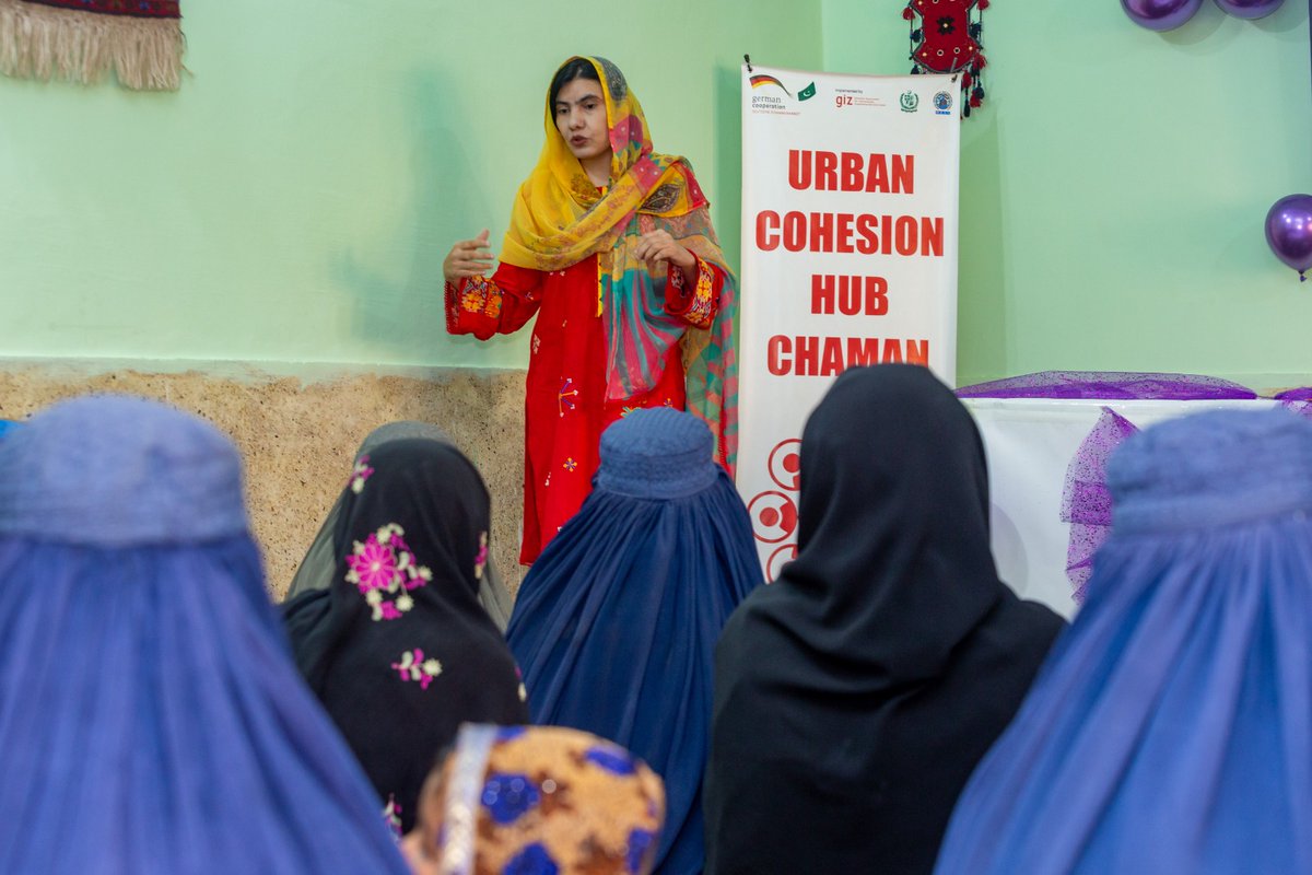 WESSPk's tweet photo. #Women #Chaman came together to #celebrate #InternationalWomen'sDay organized by #UrbanCohesionHub #WESS with the support of #GIZ Pakistan. It was heartwarming that so many #women from all walks of life participated in the #festivities . https://t.co/hOoSBa2r1q