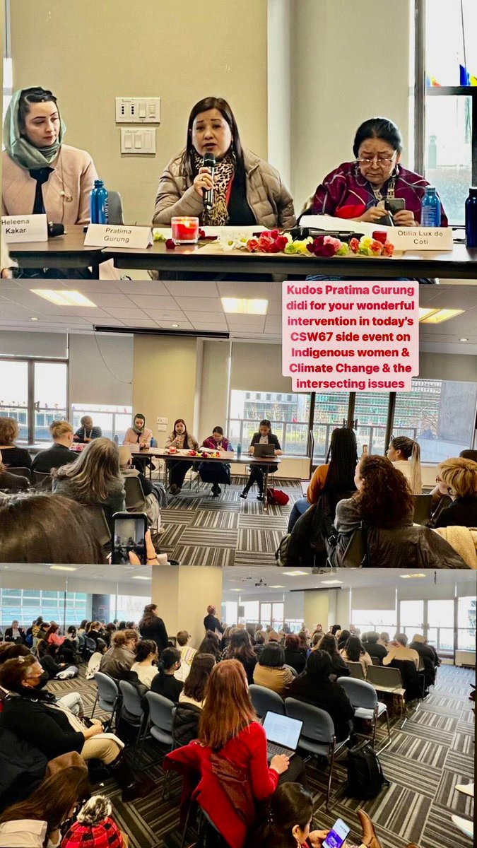 Celebrating 8th March with rich conversation by amplifying Collective Voices of women who are at the margin of #ClimateChallenge and access to digitalization for All, innovation and technology with loud, power and proud global message in the 67th CSW, NY.
