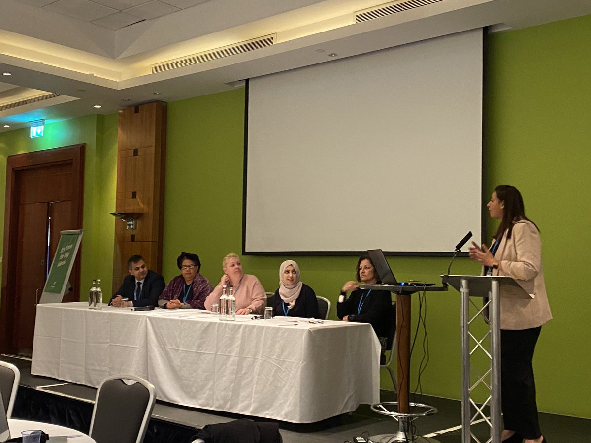 Fantastic panel discussing health inequalities and EDI at the @NHS_HealthEdEng #traininghubs conference 2023