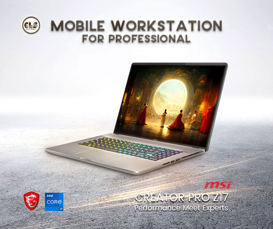 The 'MSI CreatorPro Z17' is a powerful mobile workstation designed for professional users 
Mehr wissen : cls-computer.de/streaming-lapt…

📞Phone: 0621 / 71 63 591
✉mail :info@cls-computer.de

#MSICreatorProZ17 #MobileWorkstation #GraphicDesign #VideoEditing #3DArtist #clscomputer