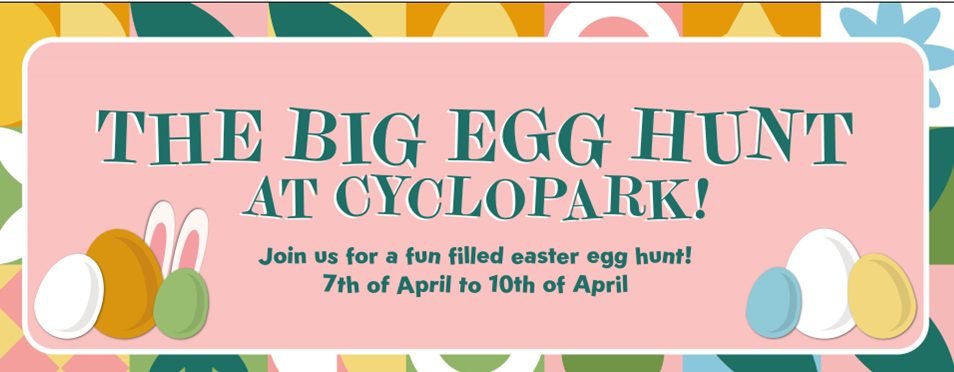 The BIG Egg Hunt at Cyclopark! Looking for something to do this Easter? we have the perfect activity for you and your children! More information: facebook.com/events/8987180… #TheBigEggHuntAtCyclopark #Easter #Cyclopark #EasterActivitiesInKent #ThingsToDoWithTheKidsInKent