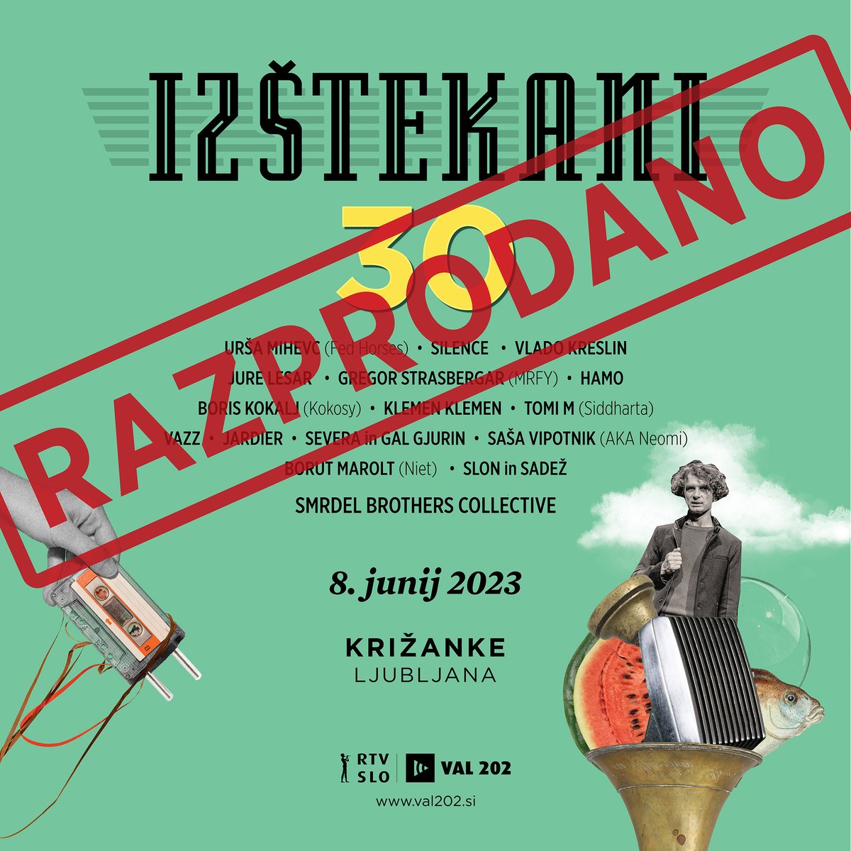👀
Tri mesece pred koncertom. 
Dan po razkritju nastopajočih.
Hvala za zaupanje!