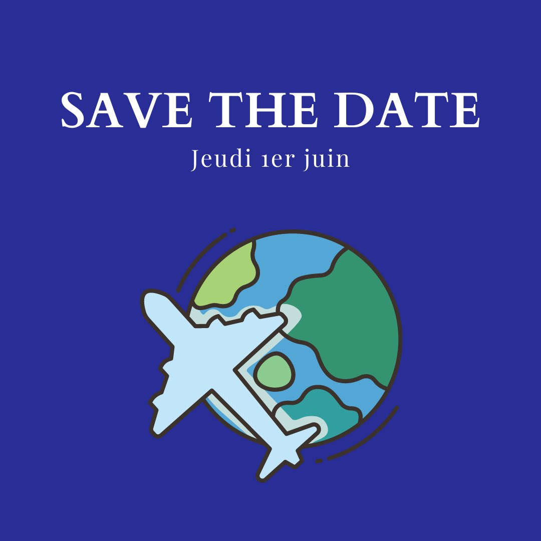 SAVE THE DATE 🌞

Vous l’aurez compris, notre masterclass sur le voyage low-cost approche. Rendez-vous le jeudi 1er juin à 9h30 ! ✈️

On a hâte de vous retrouver 🙌

#MBADMB #LesGlobeTrotters #transfonum #voyagerlowcost
<a href="/VincentMontet/">Vincent MONTET</a> <a href="/ArnaultChatel/">Arnault Chatel</a> <a href="/wtaranoff/">Wladimir Taranoff 🧩🔑</a>