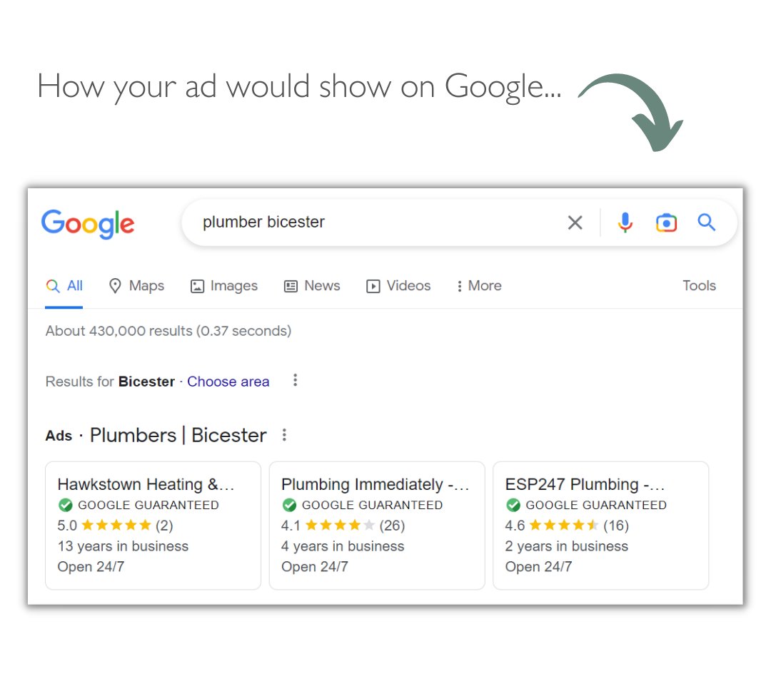 KellyWorrall's tweet image. A great way for local businesses to gain potential customers&apos; trust, and, stand out above your competitors.

Want to become Google Guaranteed? 

DM me and let&apos;s chat! #googleads #localbusiness #localserviceads