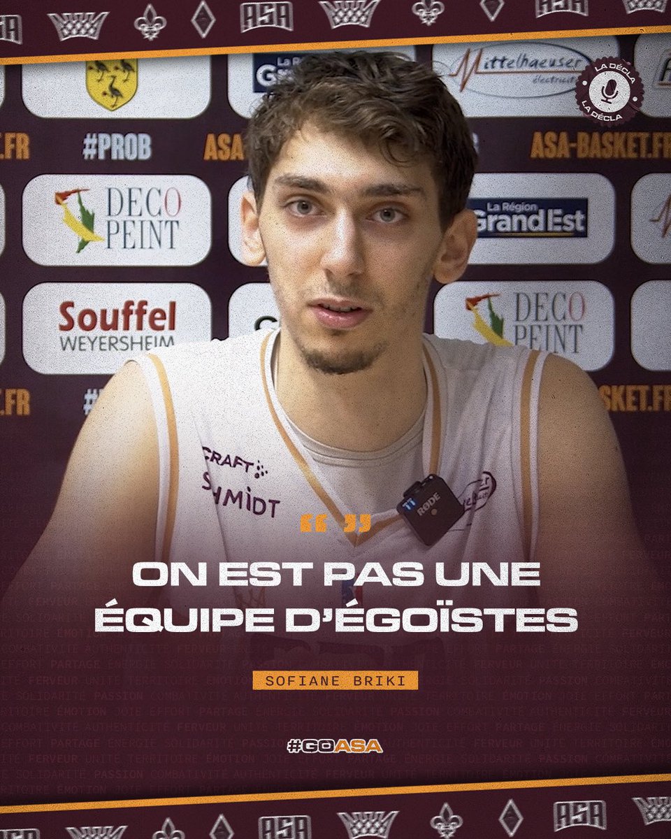 basket_asa's tweet photo. 🗣️ @Sbrikss24 
#GoASA #ProB #ASAFamily https://t.co/1c4tOIT8Zq